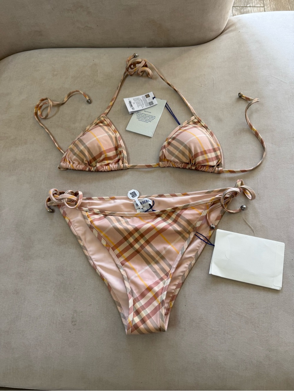 Burberry Check Bikini Set